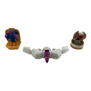 (3) McDonalds Happy Meal Toy Changeables Transformers Collection 1980s/1990s VTG